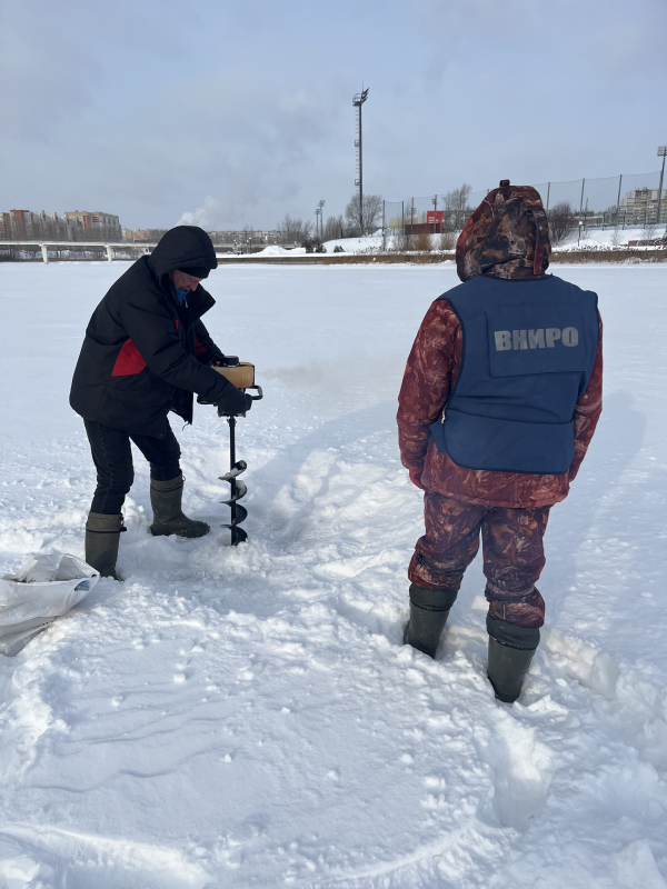 Зимнее исследование водоемов г. Нижний Новгород